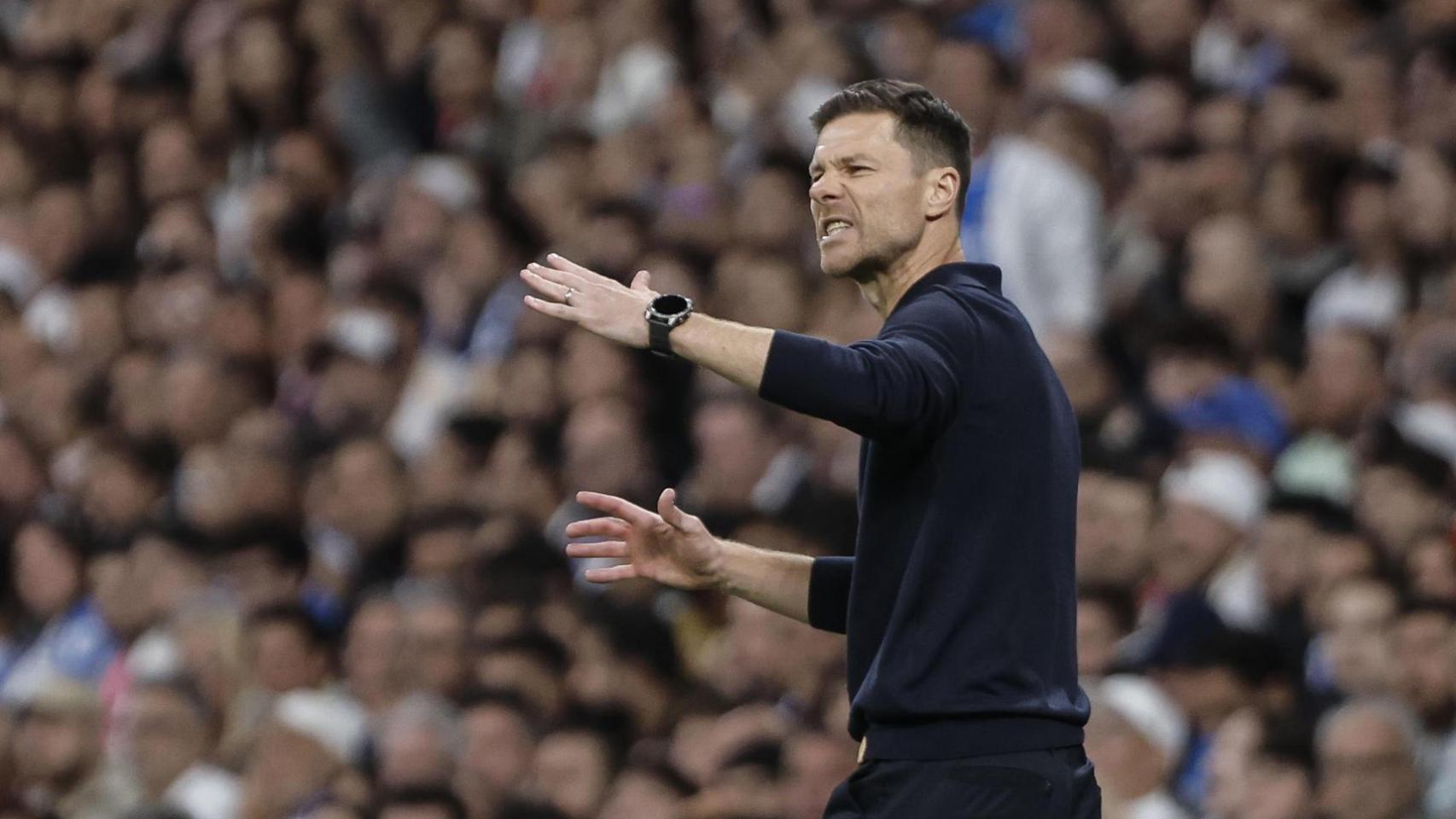 Xabi Alonso, durante El Clásico