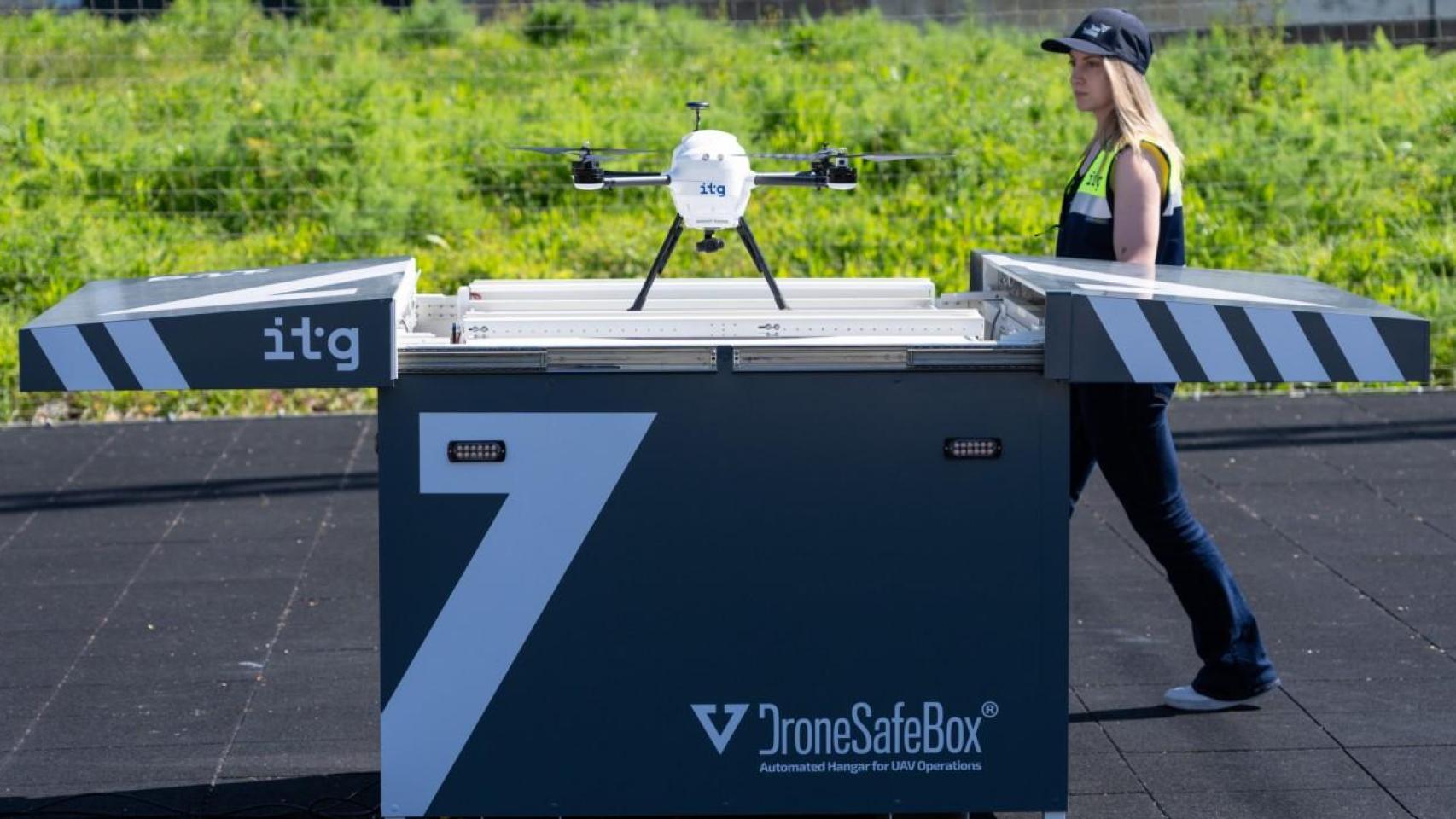 Un dron desarrollado por el centro tecnológico ITG.