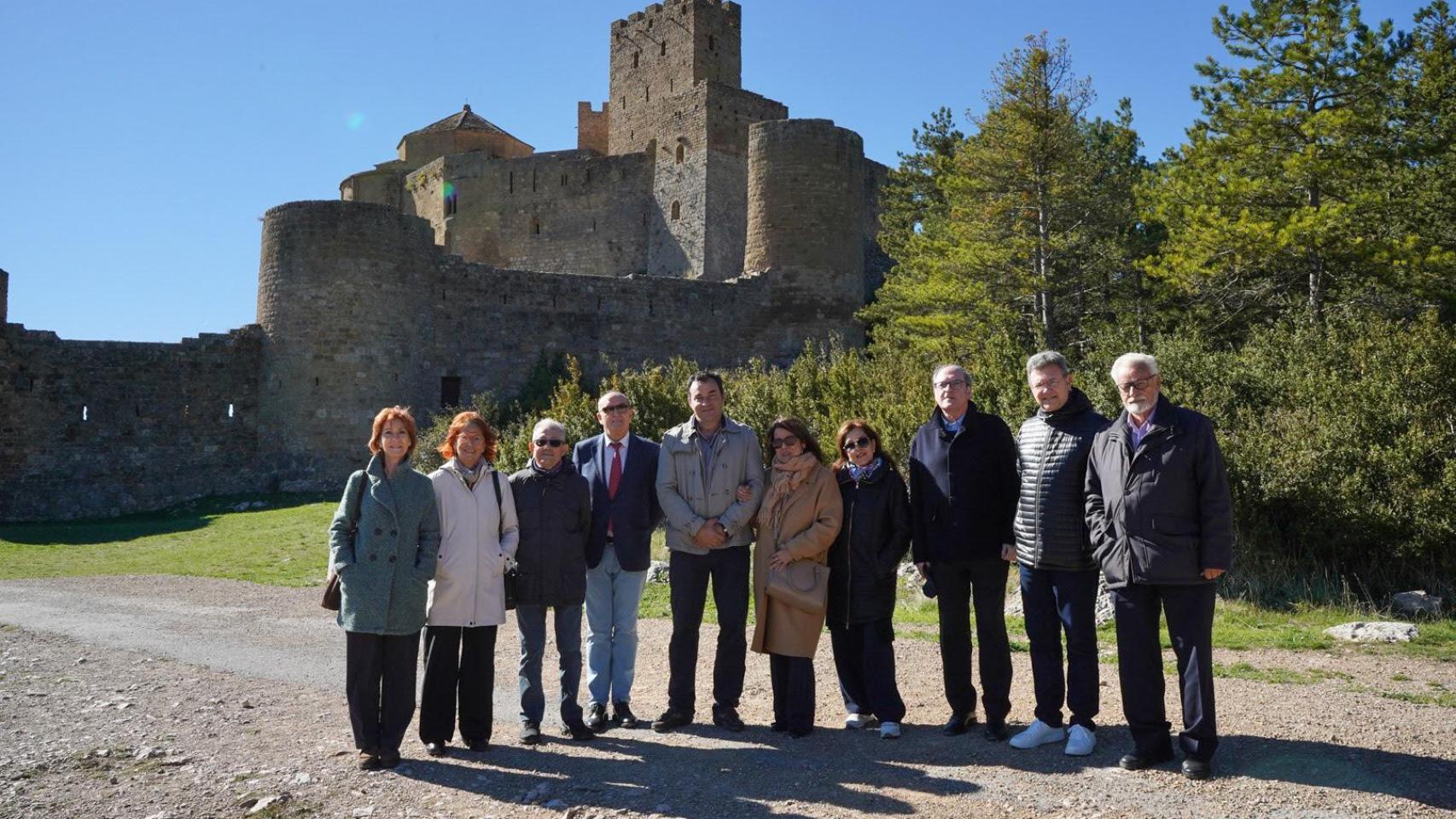 Los defensores del pueblo, en el Castillo de Loarre