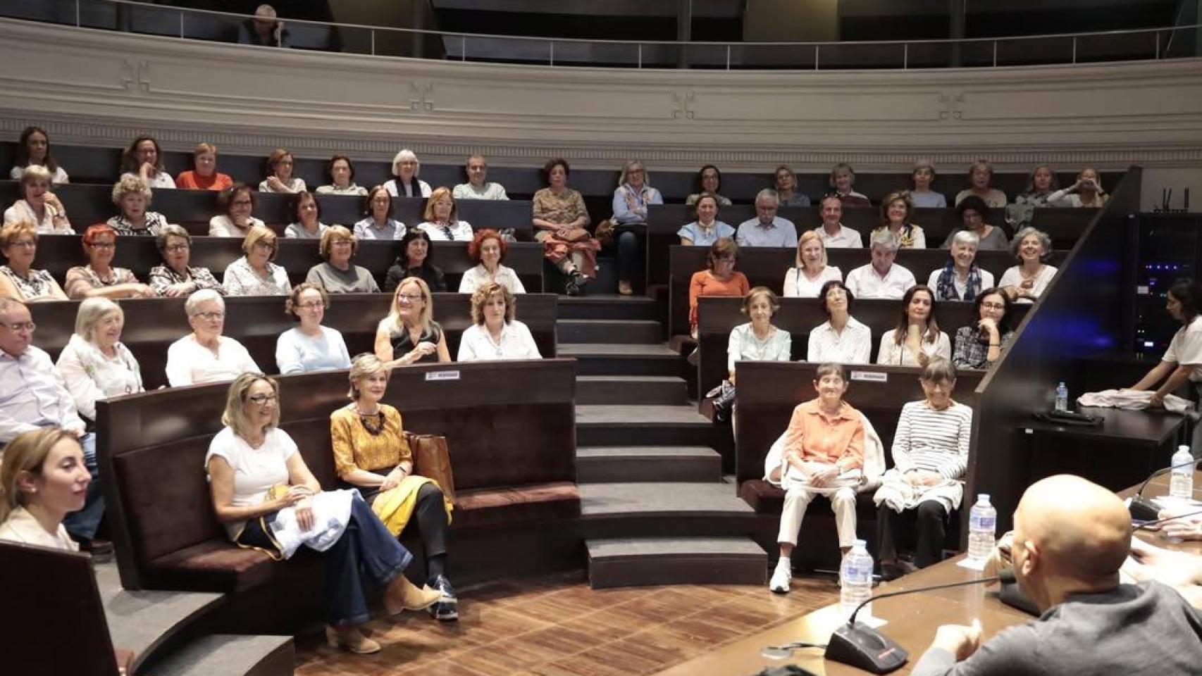 Una actividad en el Paraninfo de la Universidad de Zaragoza.