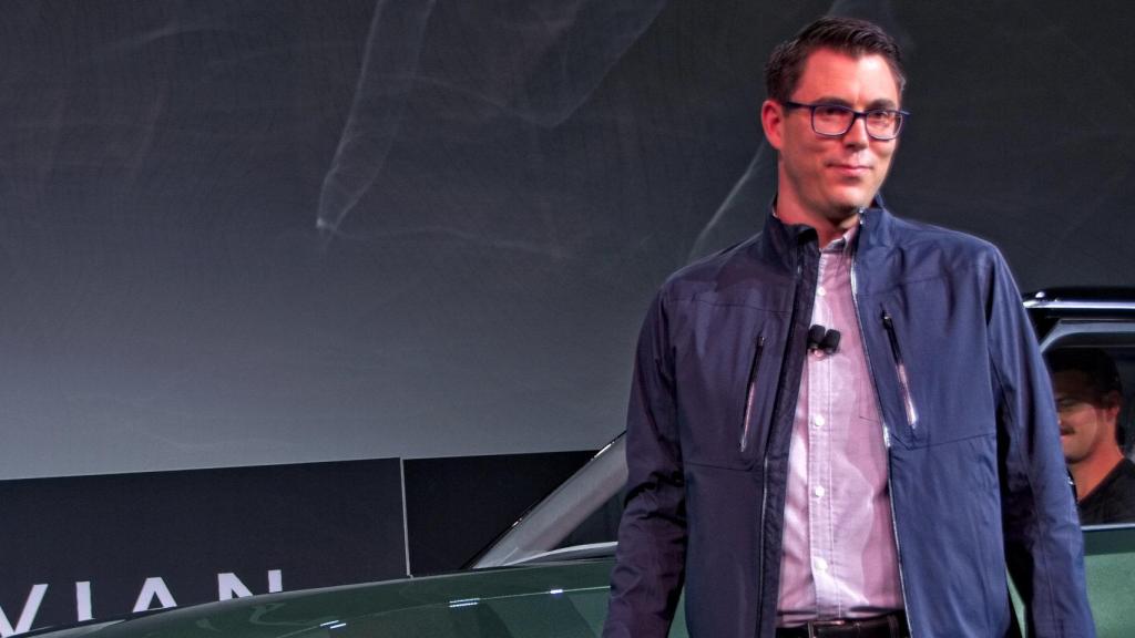 Robert RJ Scaringe, CEO de Rivian, en una foto de archivo