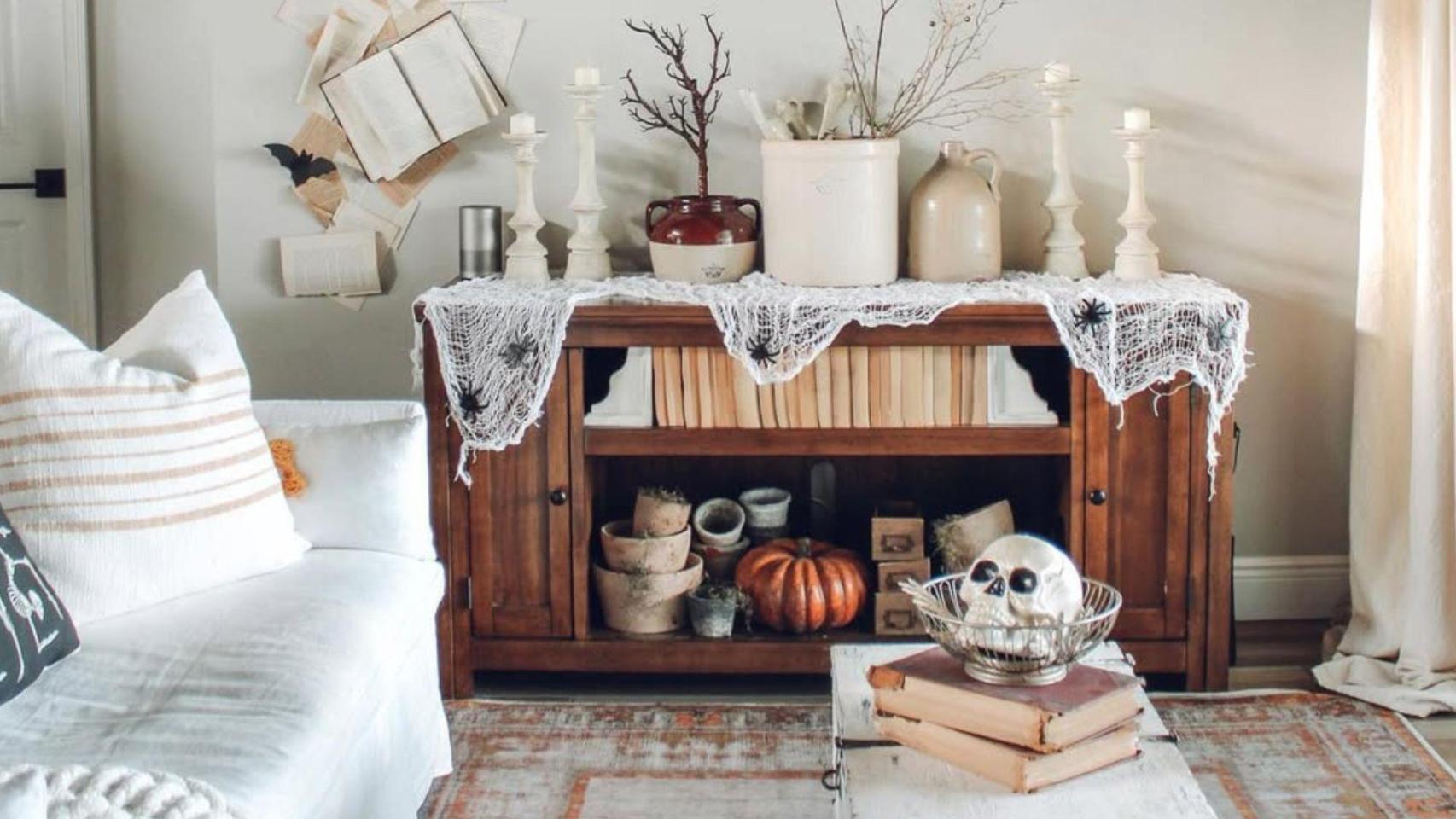 Puedes darle un toque terrorífico, con sutileza.