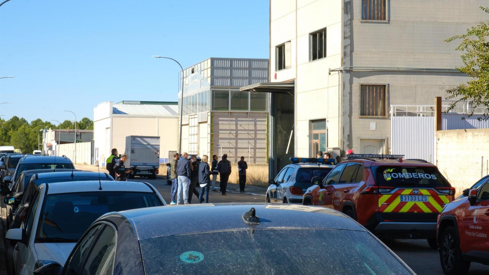 Nave donde se ha producido la explosión. Foto: Europa Press