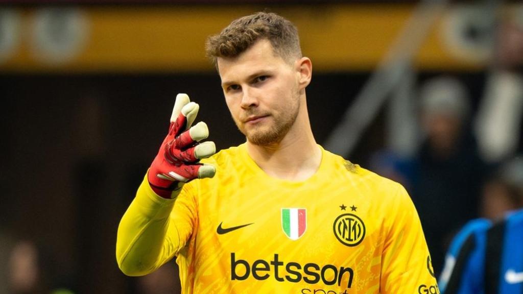 Josep Martínez, durante un partido del Inter de Milán