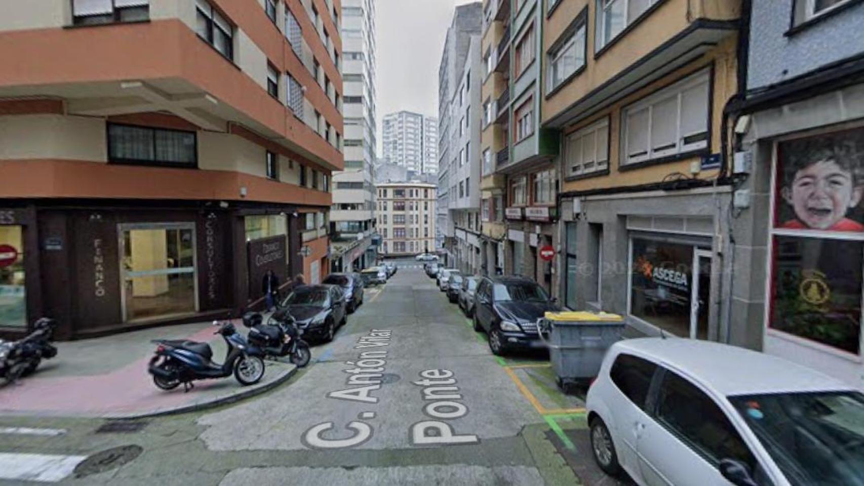 A Coruña inicia las obras de mejora de la accesibilidad en la calle Antón Vilar Ponte, en A Falperra