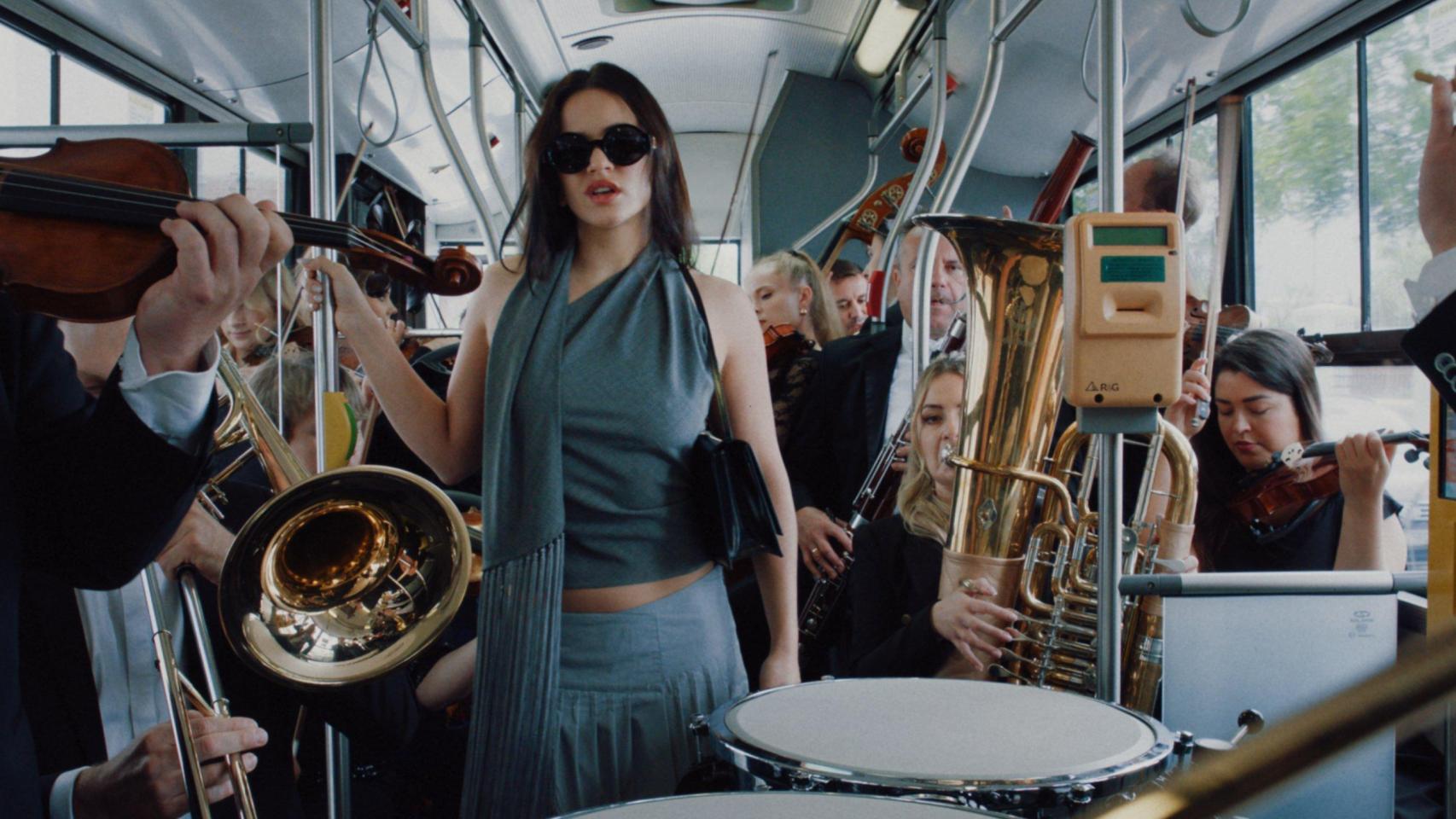 Rosalía, en un momento del vídeo de 'Berghain'. Foto: Canada