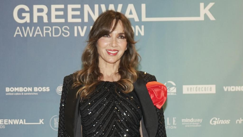 Paloma Lago en los Greenwalk Awards, el pasado 25 de octubre, en Vigo.