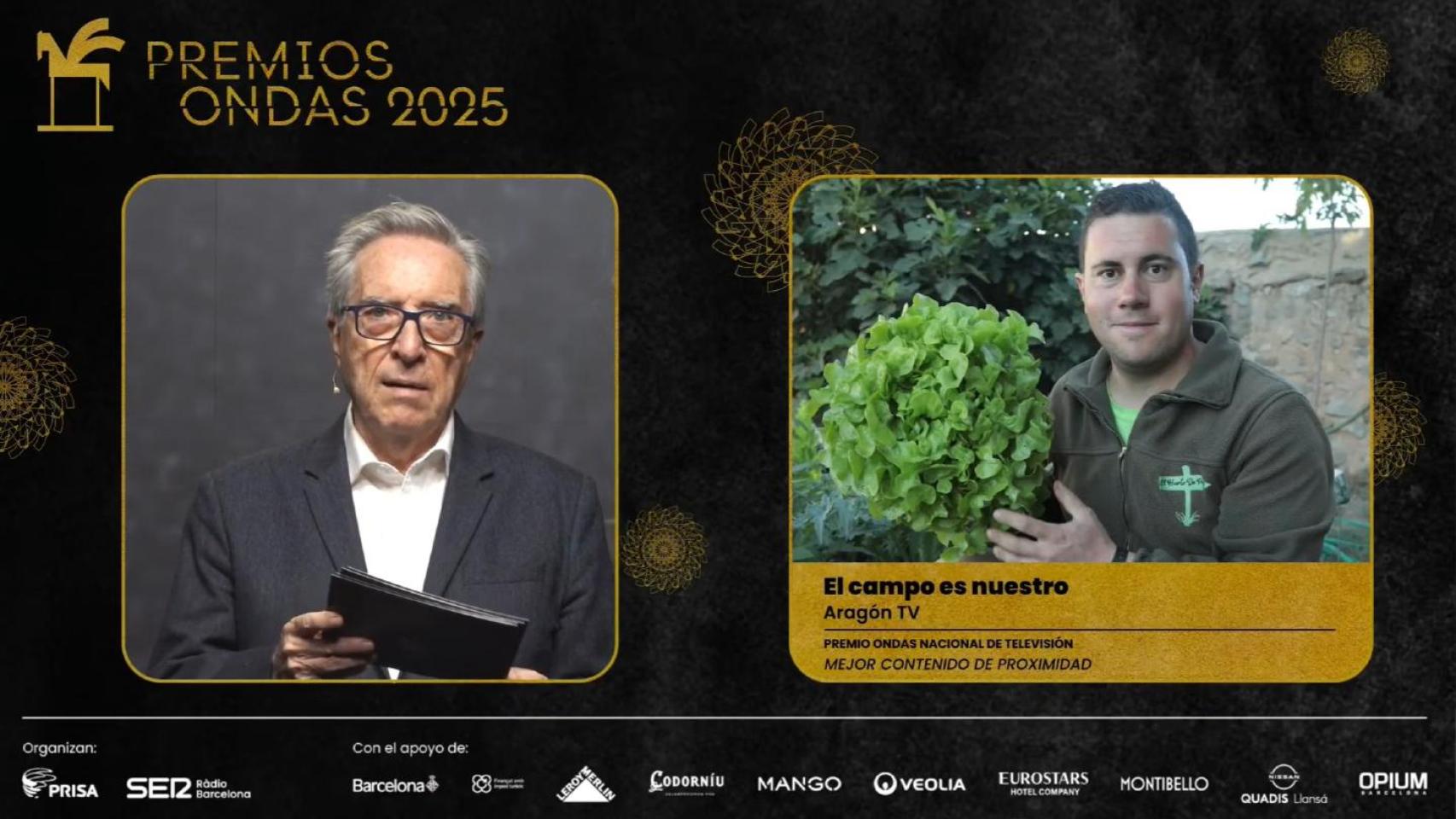 El programa 'El campo es nuestro' de Aragón TV gana el Premio Ondas 2025 a mejor contenido de proximidad