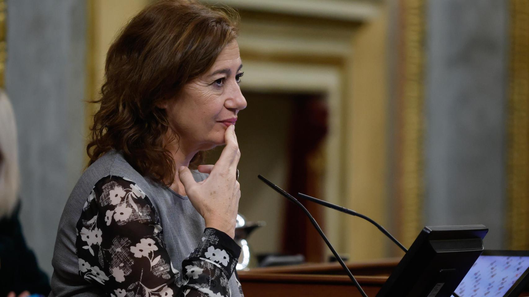 La presidenta del Congreso, Francina Armengol, en el Congreso de los Diputados.