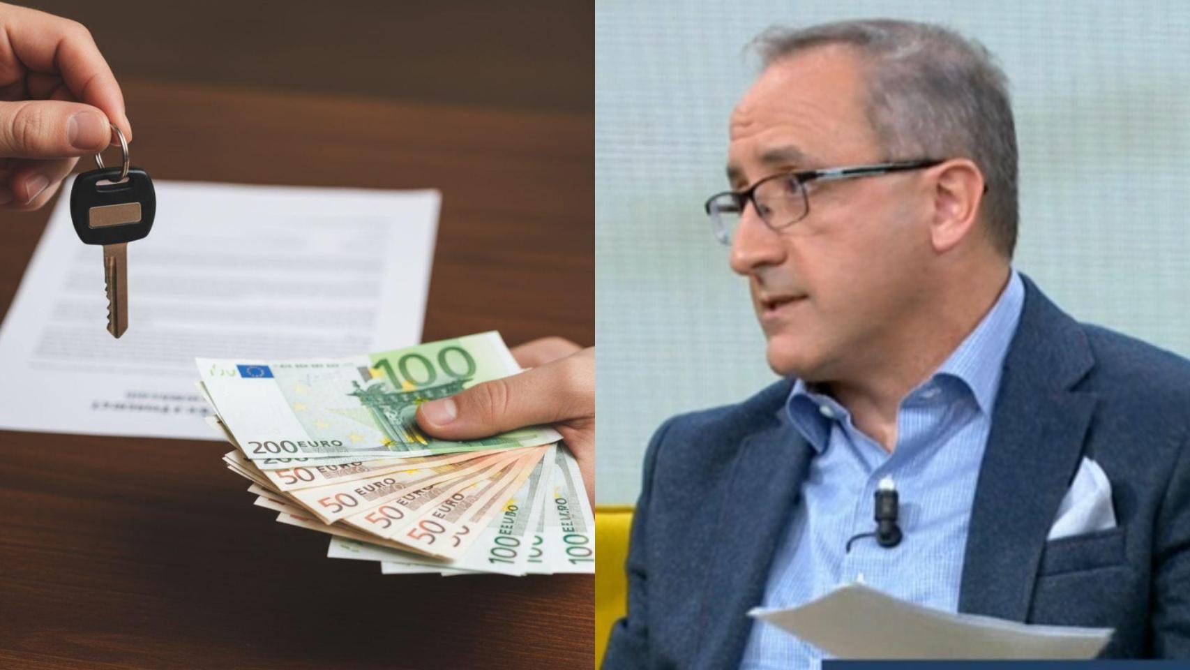 Imagen generada por IA representando una herencia y una imagen de Luis Ignacio Irigoyen.