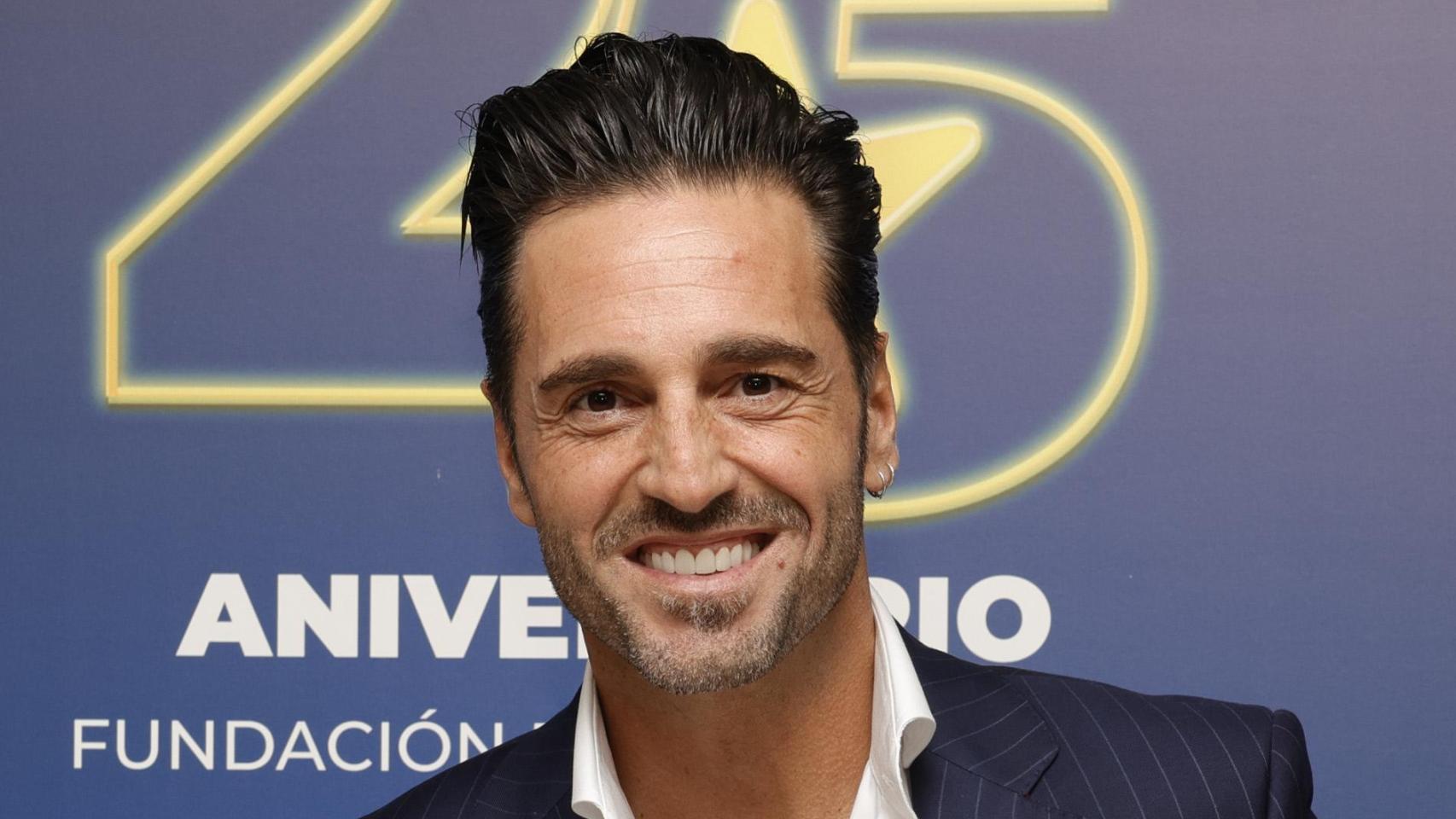 David Bustamante en el 25º aniversario de la Fundación Pequeño Deseo.