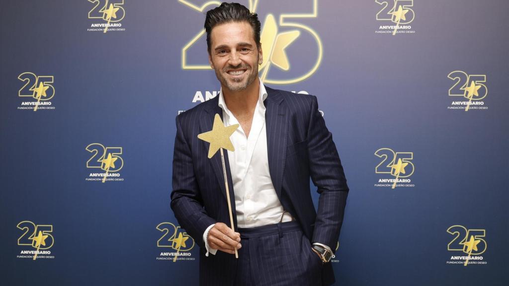 David Bustamante en el aniversario de la Fundación Pequeño Deseo.