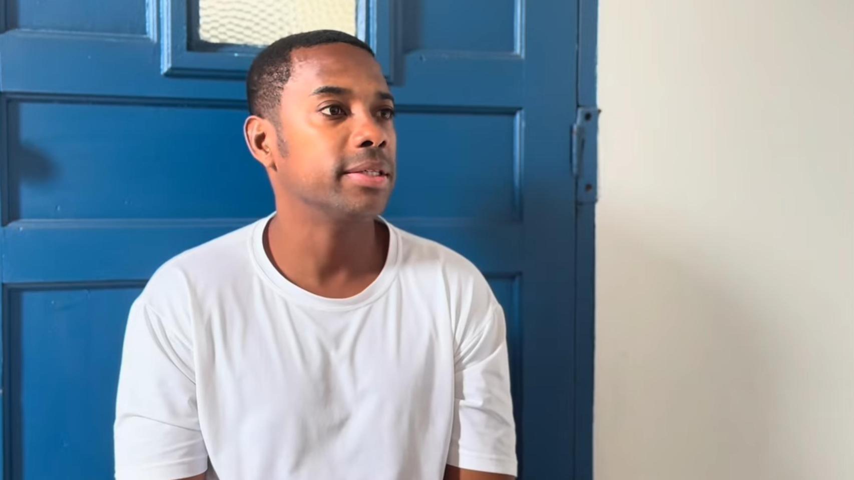 Robinho, en su entrevista desde la cárcel