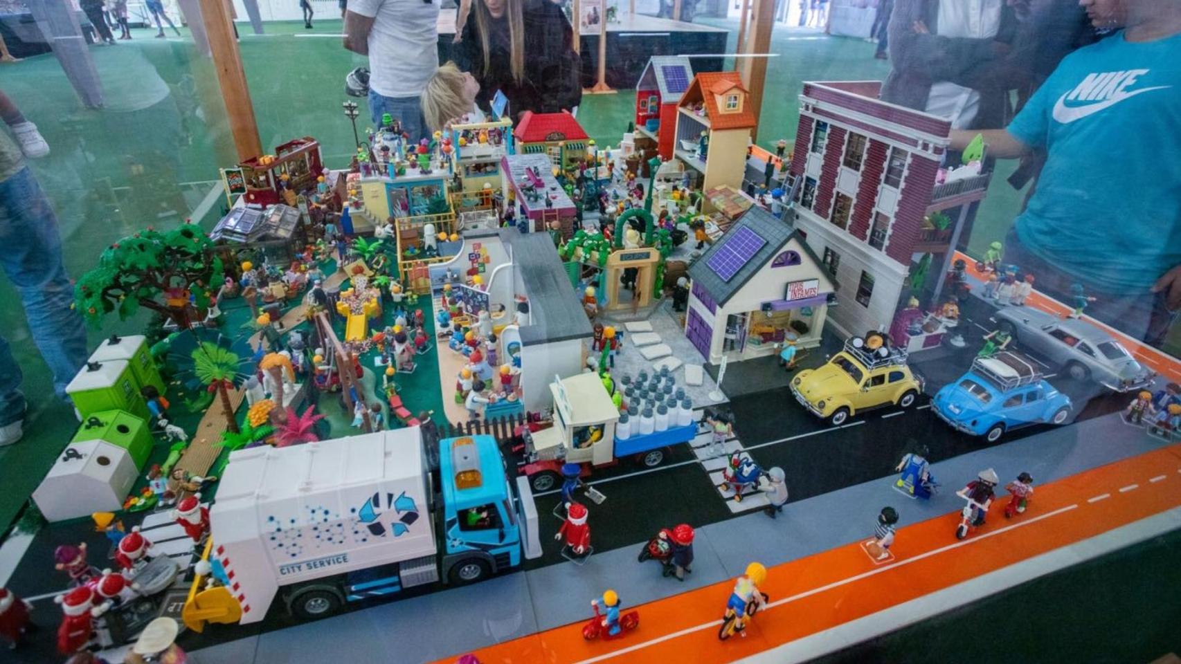 Anterior edición de la Feria de Playmobil en Curtis (A Coruña)