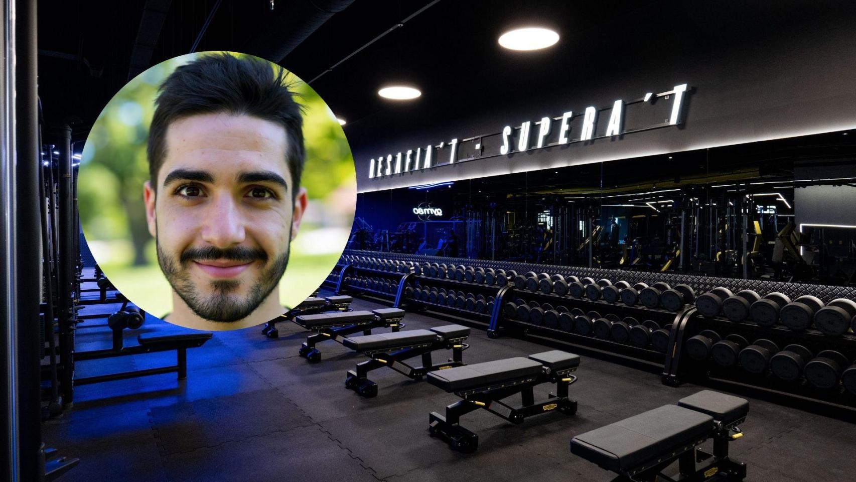 Alberto combina su trabajo en gimnasios y como entrenador personal para poder llegar bien a fin de mes