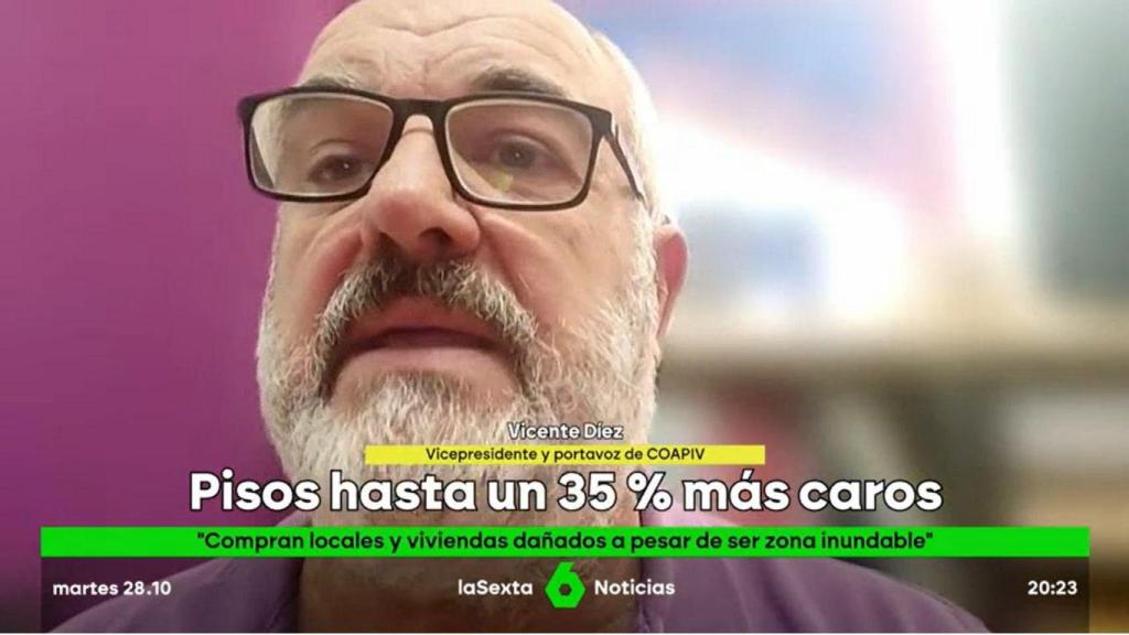 Vicente Díez, Vicepresidente y portavoz de COAPIV.