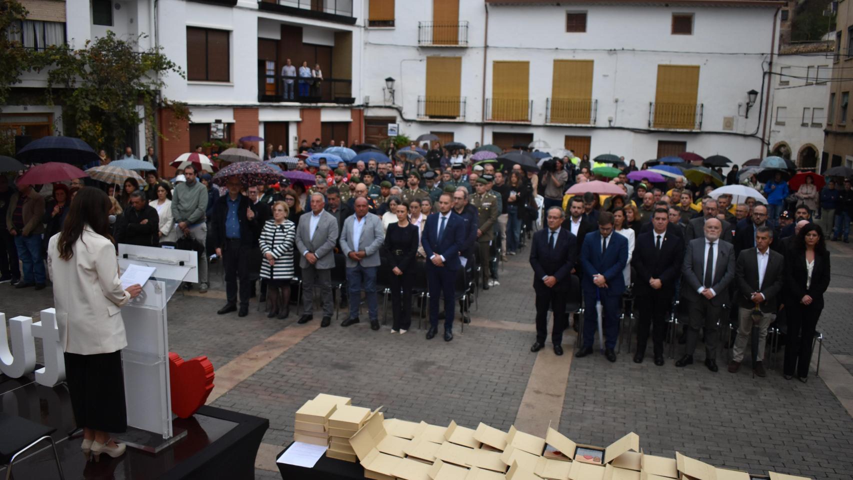 Acto de homenaje en Letur (Albacete). Foto: JCCM.