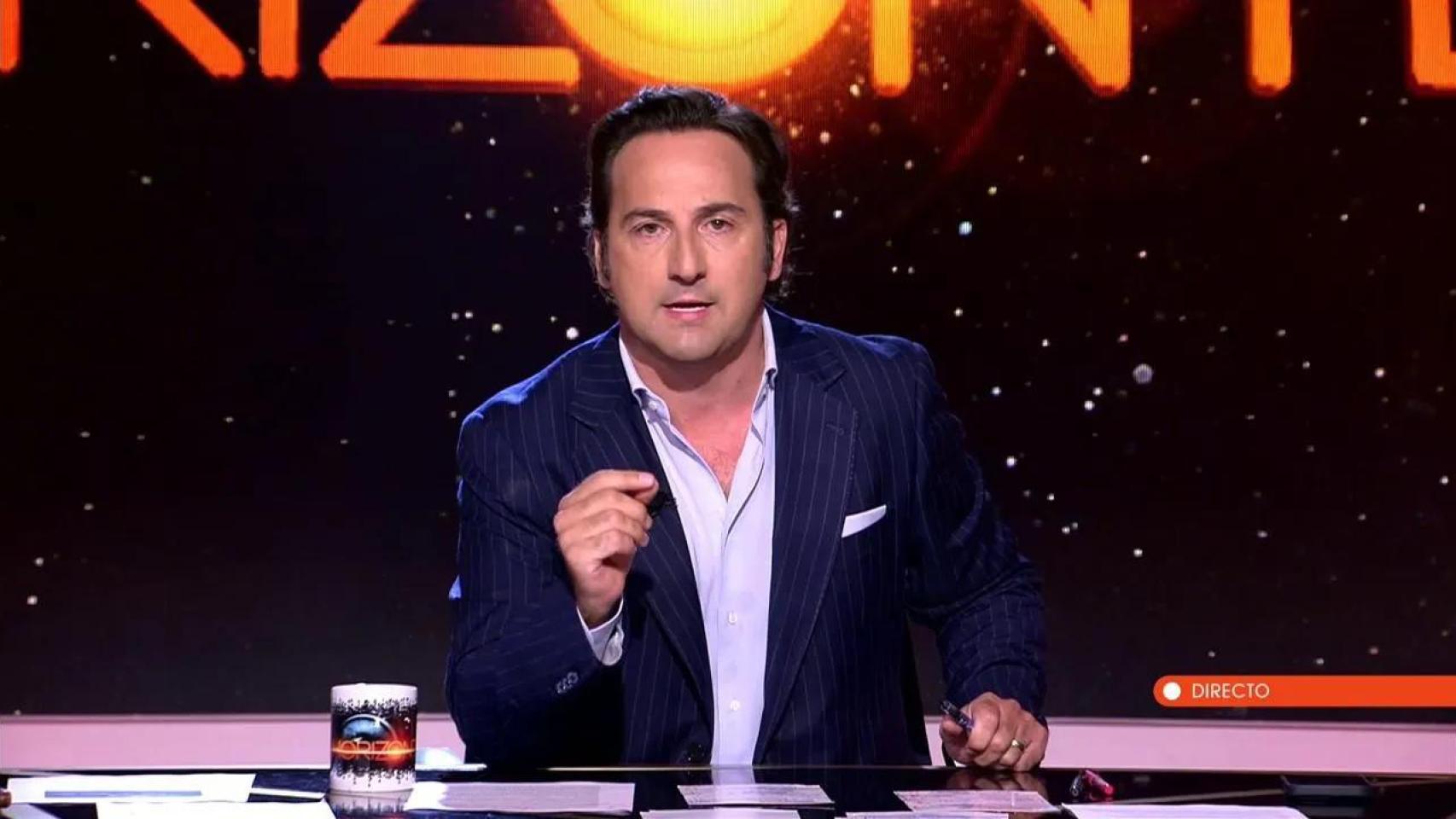 Iker Jiménez en el programa de Cuatro 'Horizonte'.