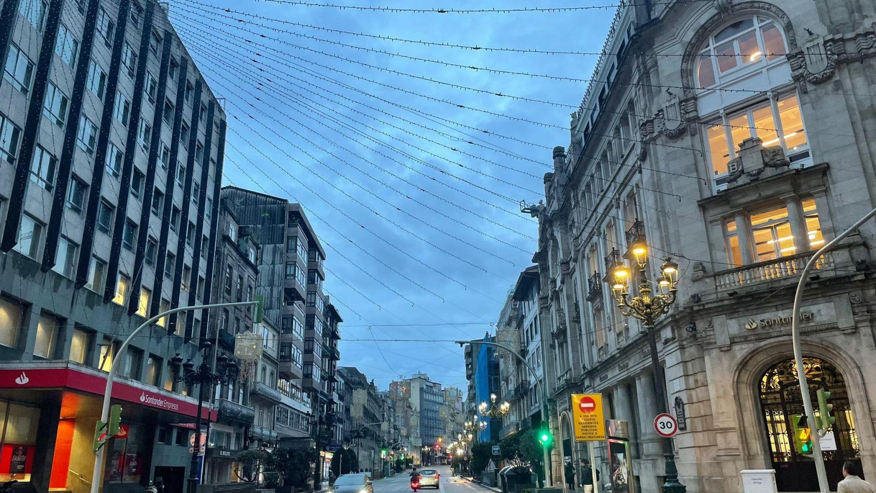 Imagen de Vigo a primera hora del miércoles 29 de octubre.