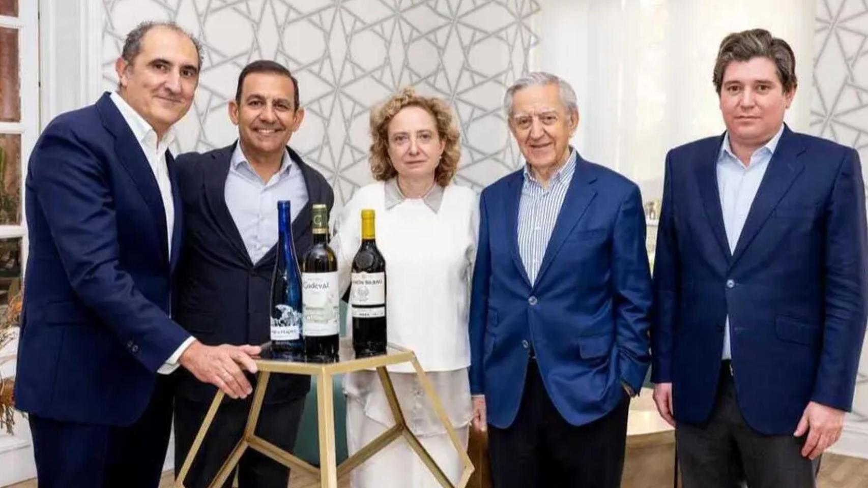 Representantes de Zamora Company y Bodega Godeval d