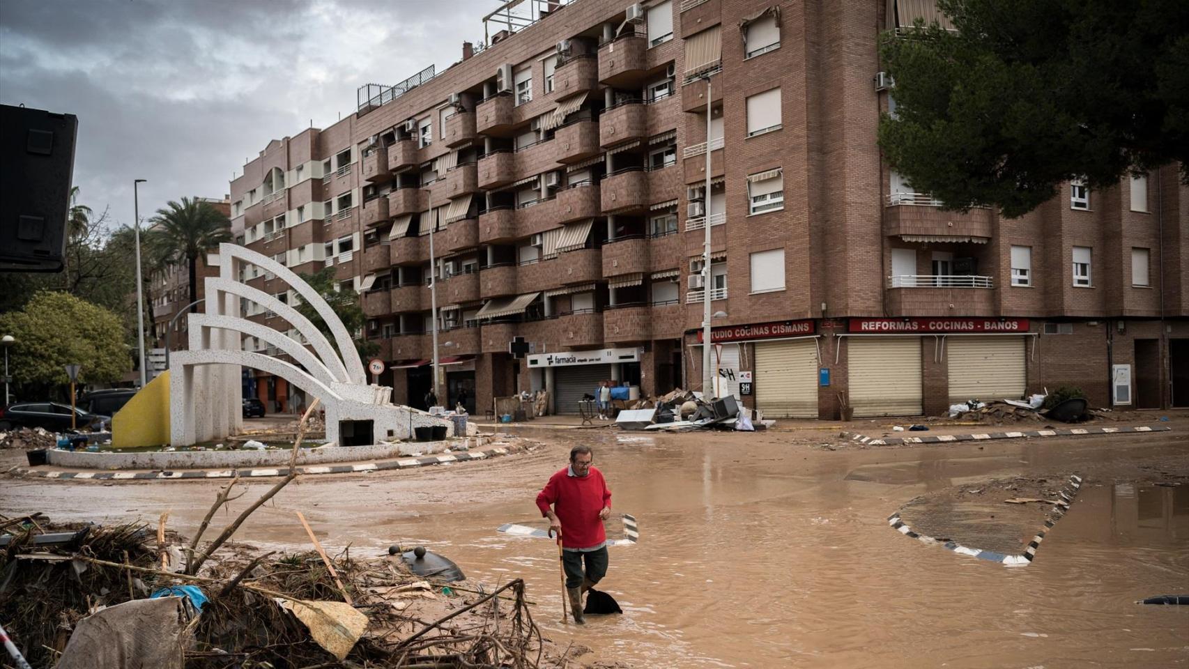 Imagen de archivo de Paiporta tras la dana. Diego Radamés / Europa Press