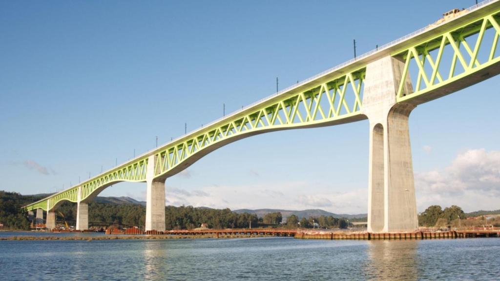 Viaducto del río Ulla, en Catoira (Pontevedra)