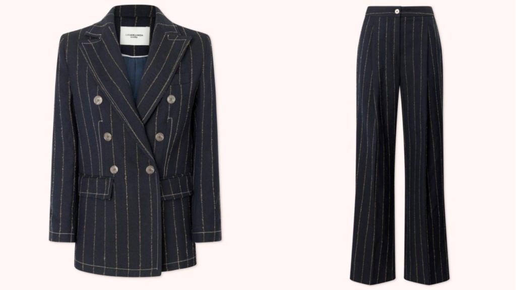 Americana y pantalón de Nieves Álvarez.