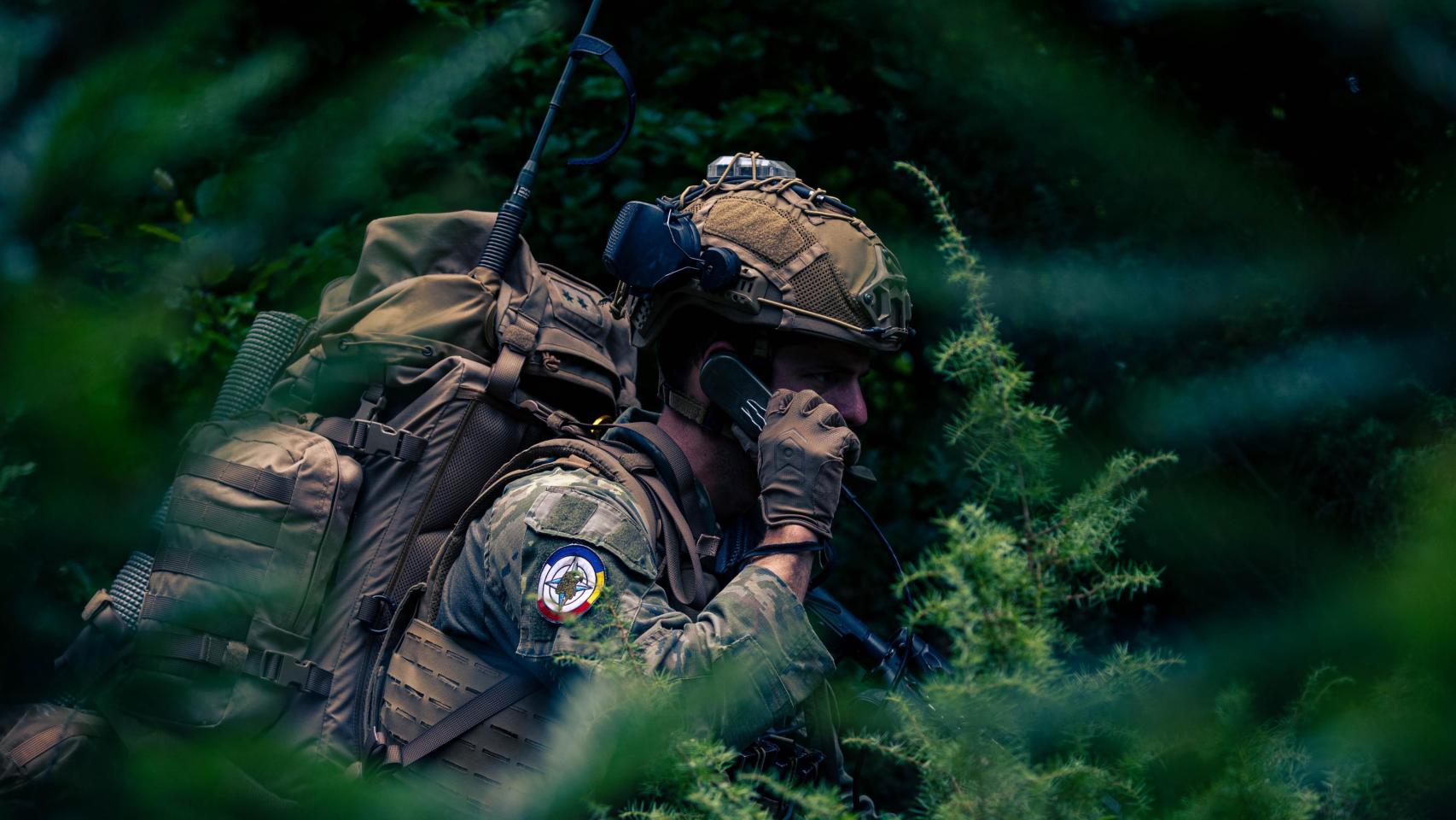 Soldado español desplegado en Rumanía