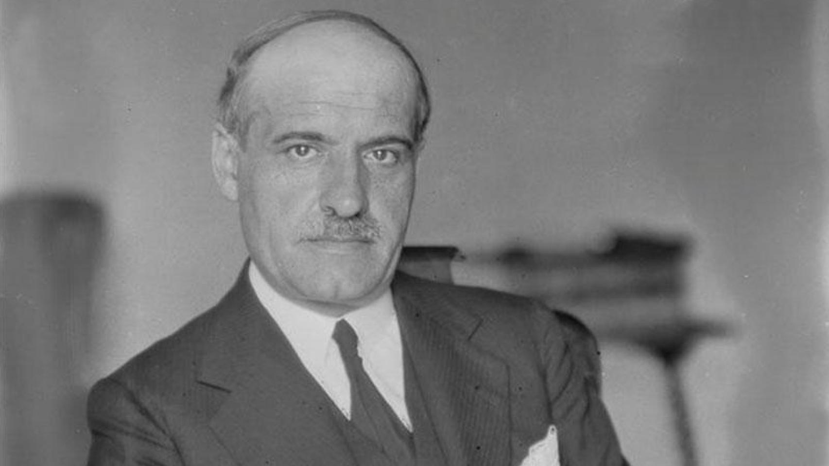 Detalle del retrato de José Ortega y Gasset por Otto Wunderlich, 1927. Foto: Instituto del Patrimonio Cultural de España / Ministerio de Educación, Cultura y Deporte