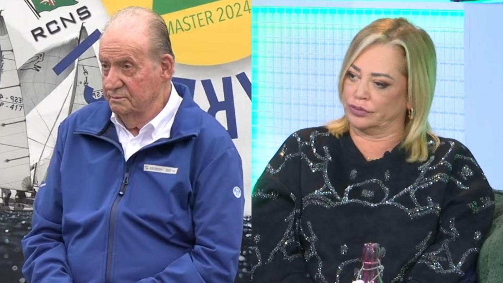 Juan Carlos I y Belén Esteban, en un montaje.