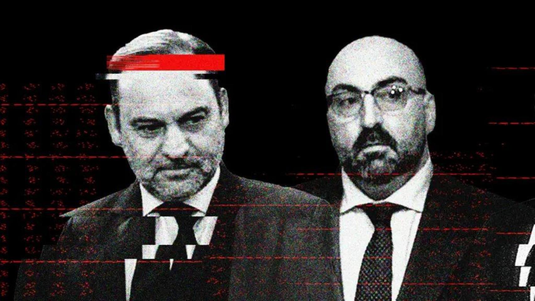 El exministro de Transporte, José Luis Ábalos, y su antiguo asesor Koldo García