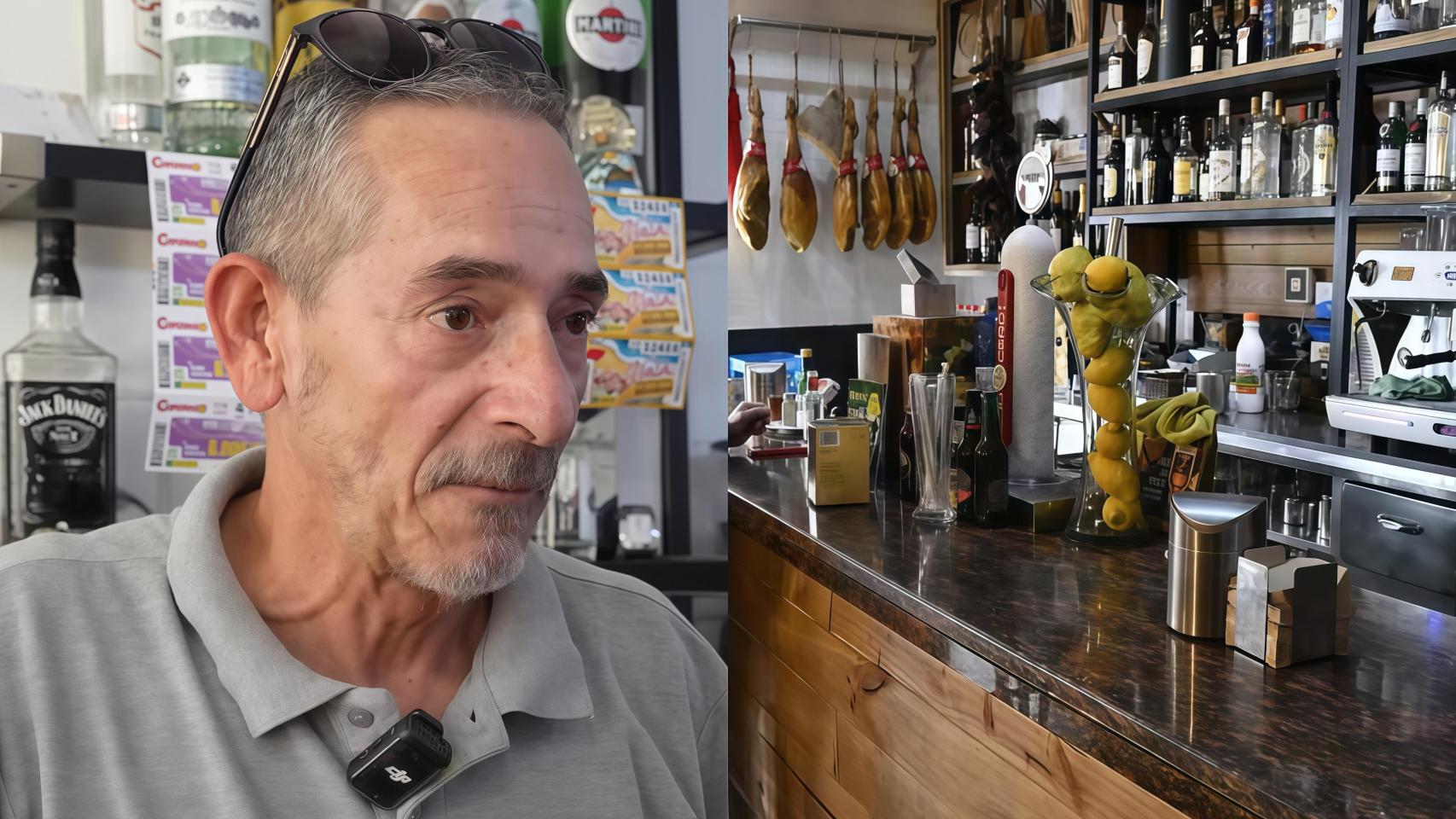 Javier, hostelero y dueño de un bar en España