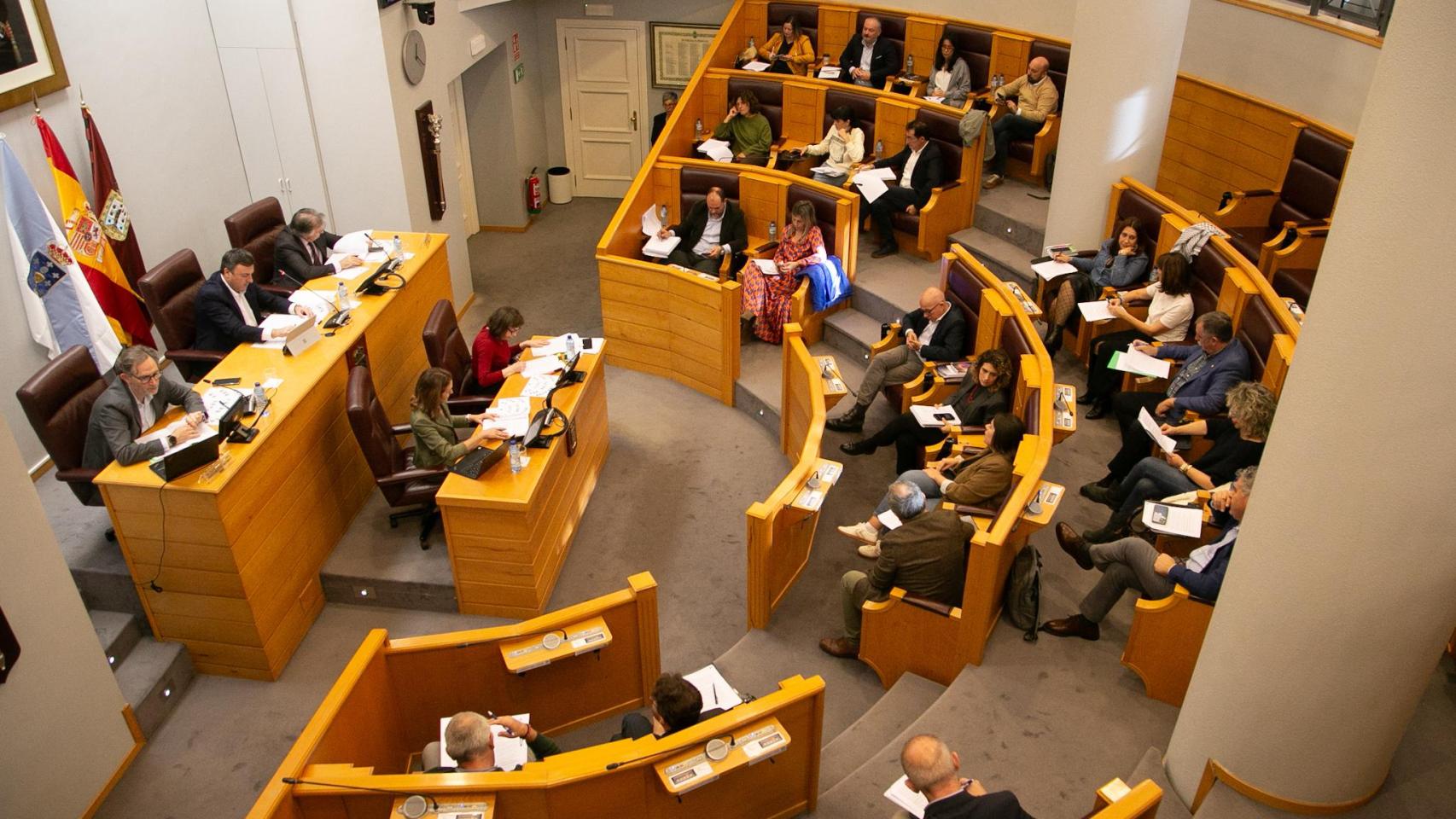 Imagen del pleno de la Diputación.