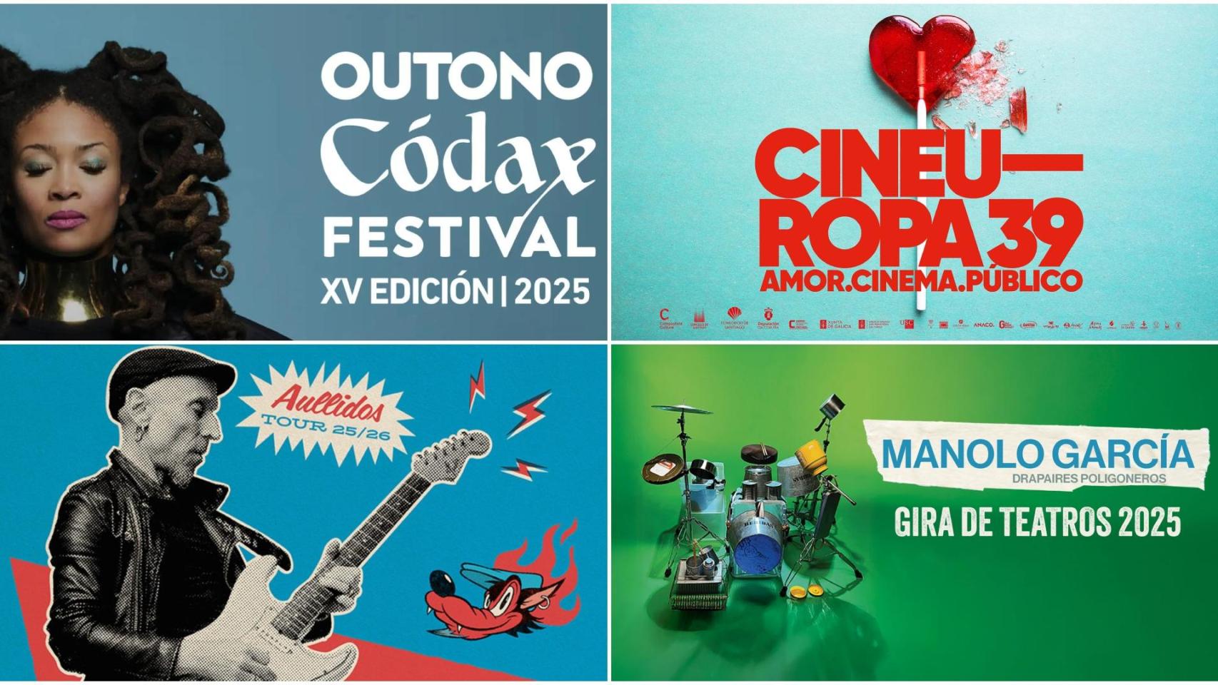 Estos son todos los conciertos y grandes eventos de noviembre 2025 que acogerá Santiago de Compostela