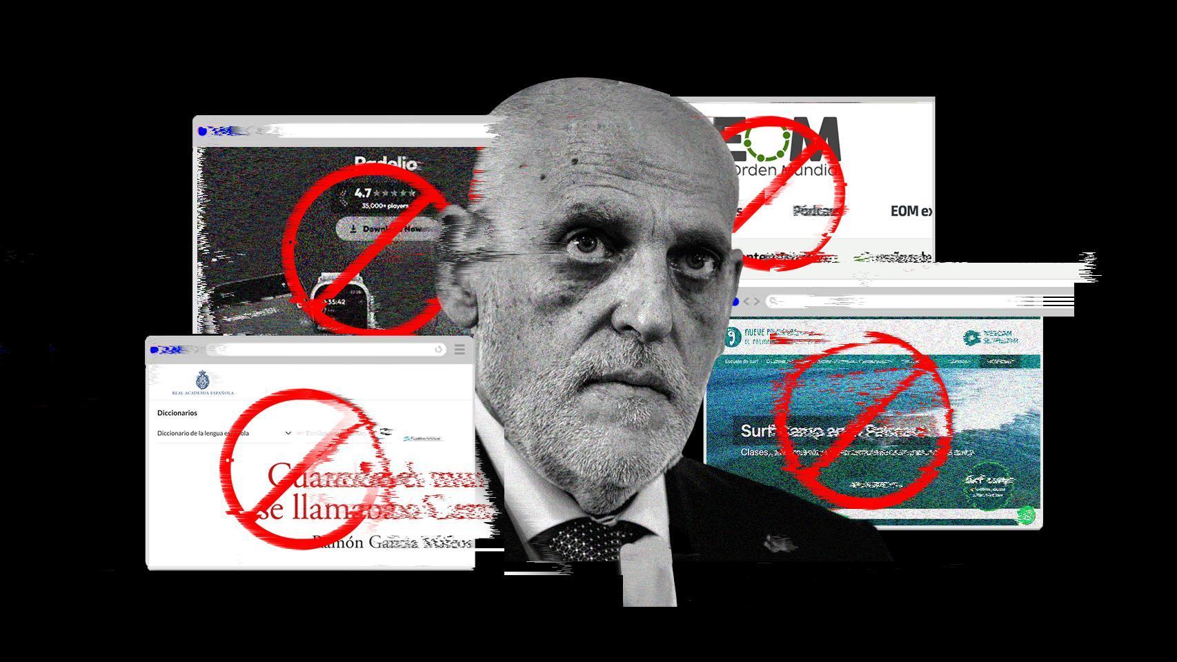 El bloqueo de Tebas que afecta a cientos de páginas webs lícitas.