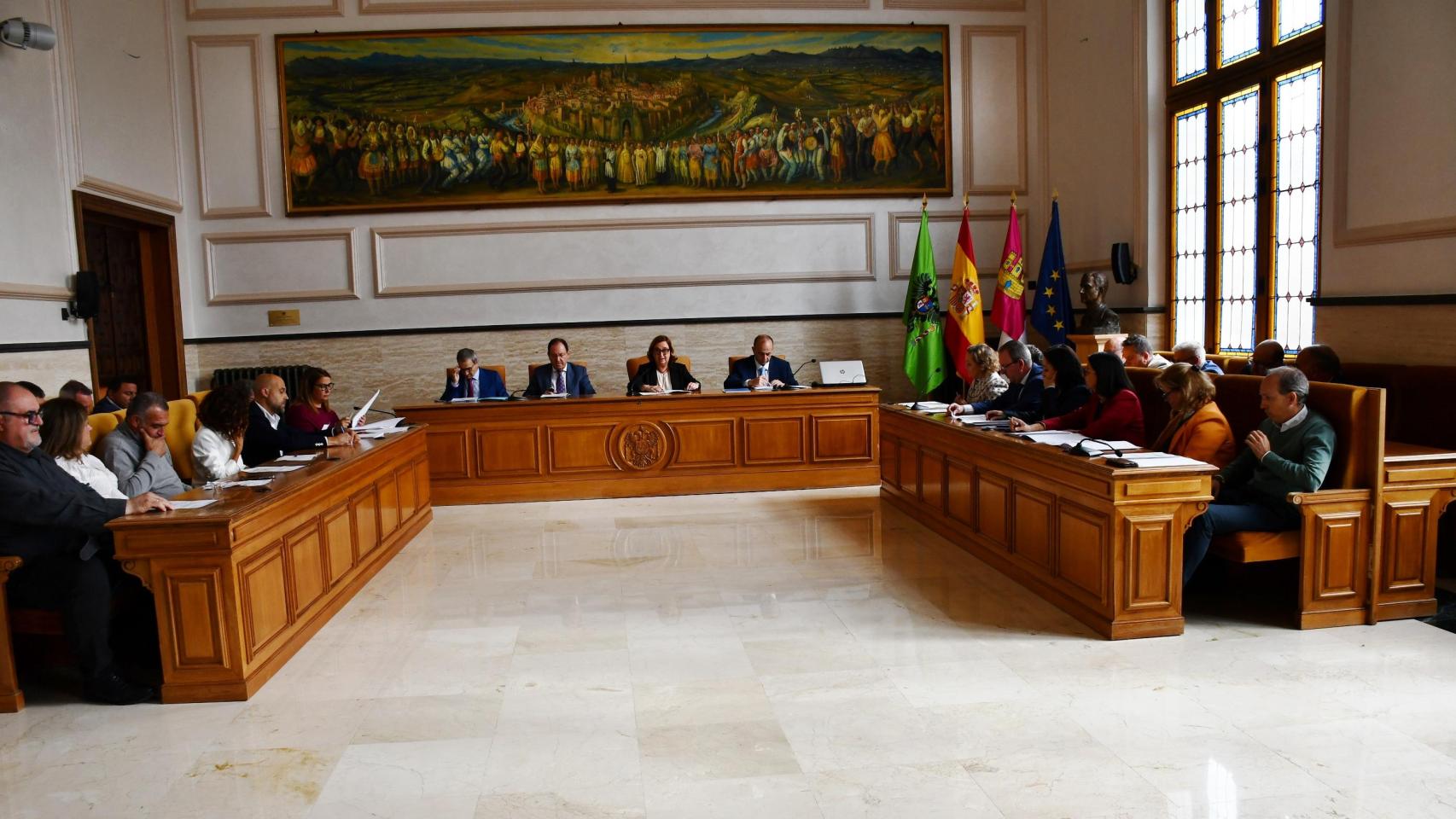 Pleno de la Diputación de Toledo.