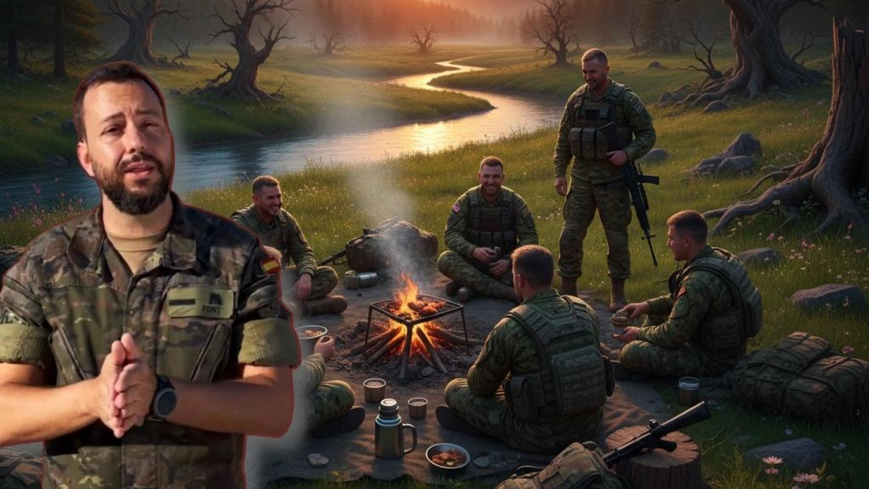 El Cabo Font en un montaje de El Español