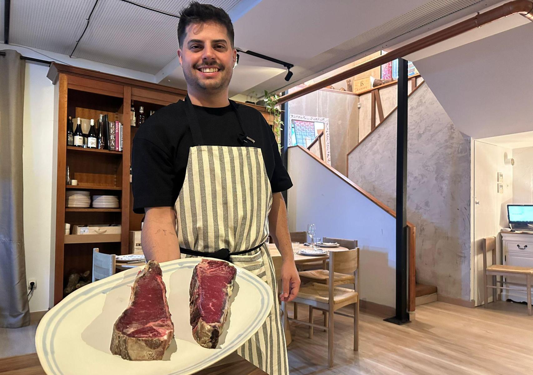 Chavi Martín, cocinero y propietario del Restaurante Lógico, en Valladolid