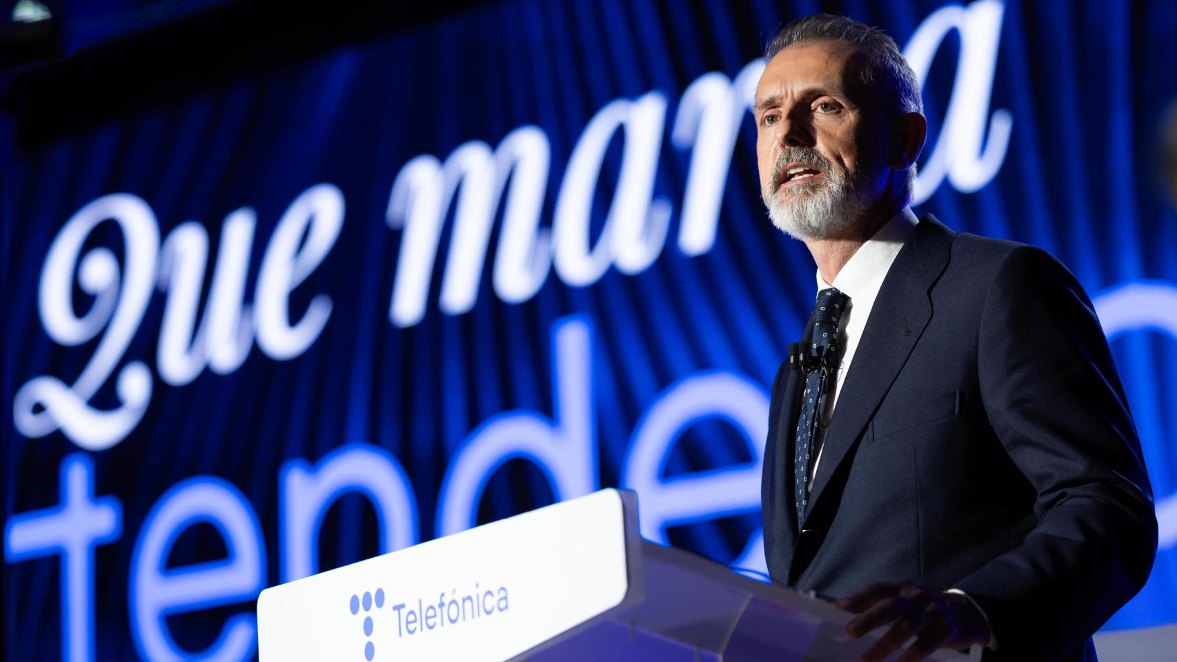 Marc Murtra, presidente ejecutivo de Telefónica, en la junta general de accionistas de 2025.