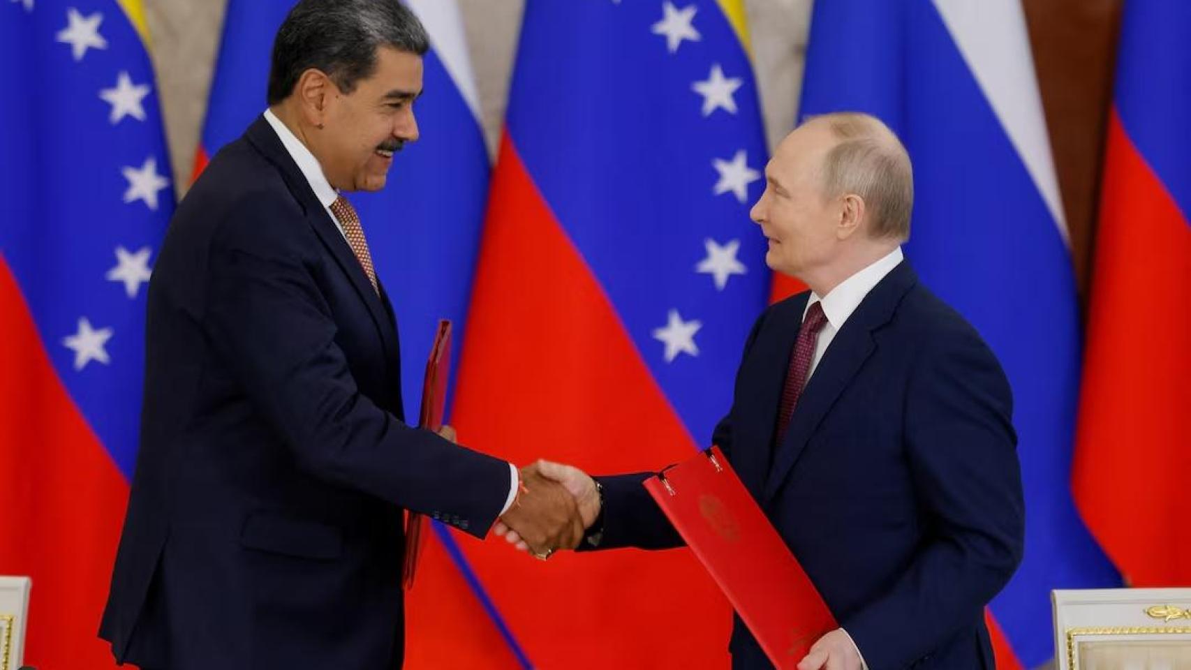 Nicolás Maduro y Vladímir Putin, en un encuentro de mayo de este año.