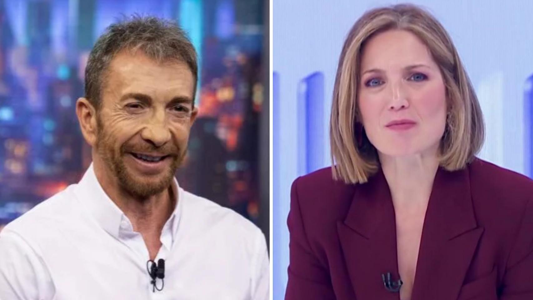 Pablo Motos y Silvia Intxaurrondo en un montaje hecho por BLUPER.