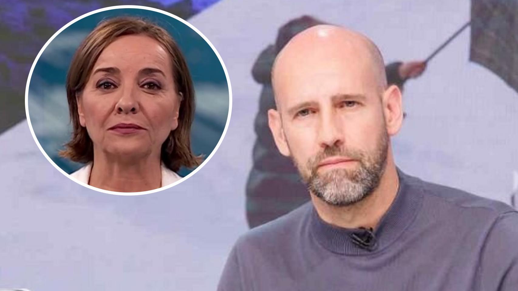 Gonzalo Miró y Pepa Bueno en un montaje de BLUPER.