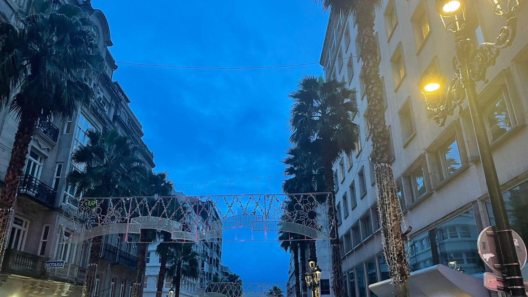 Imagen de Vigo en la mañana del 31 de octubre de 2025.