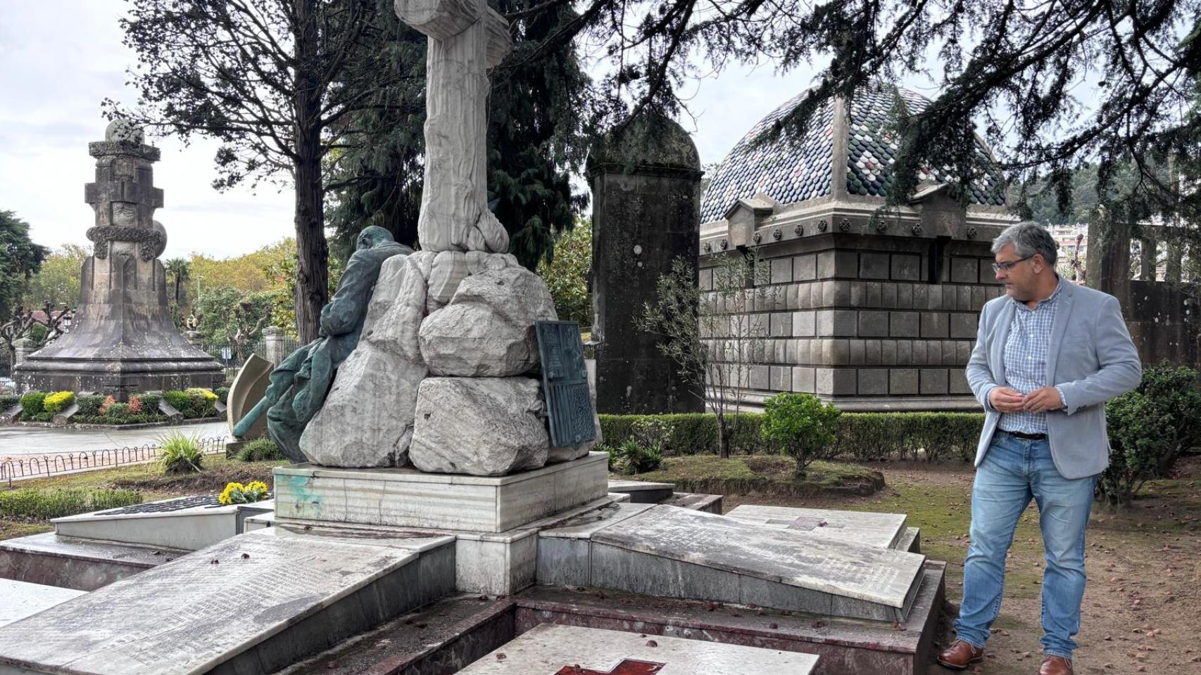 El PP de Vigo pide al Concello más vigilancia en los cementerios.