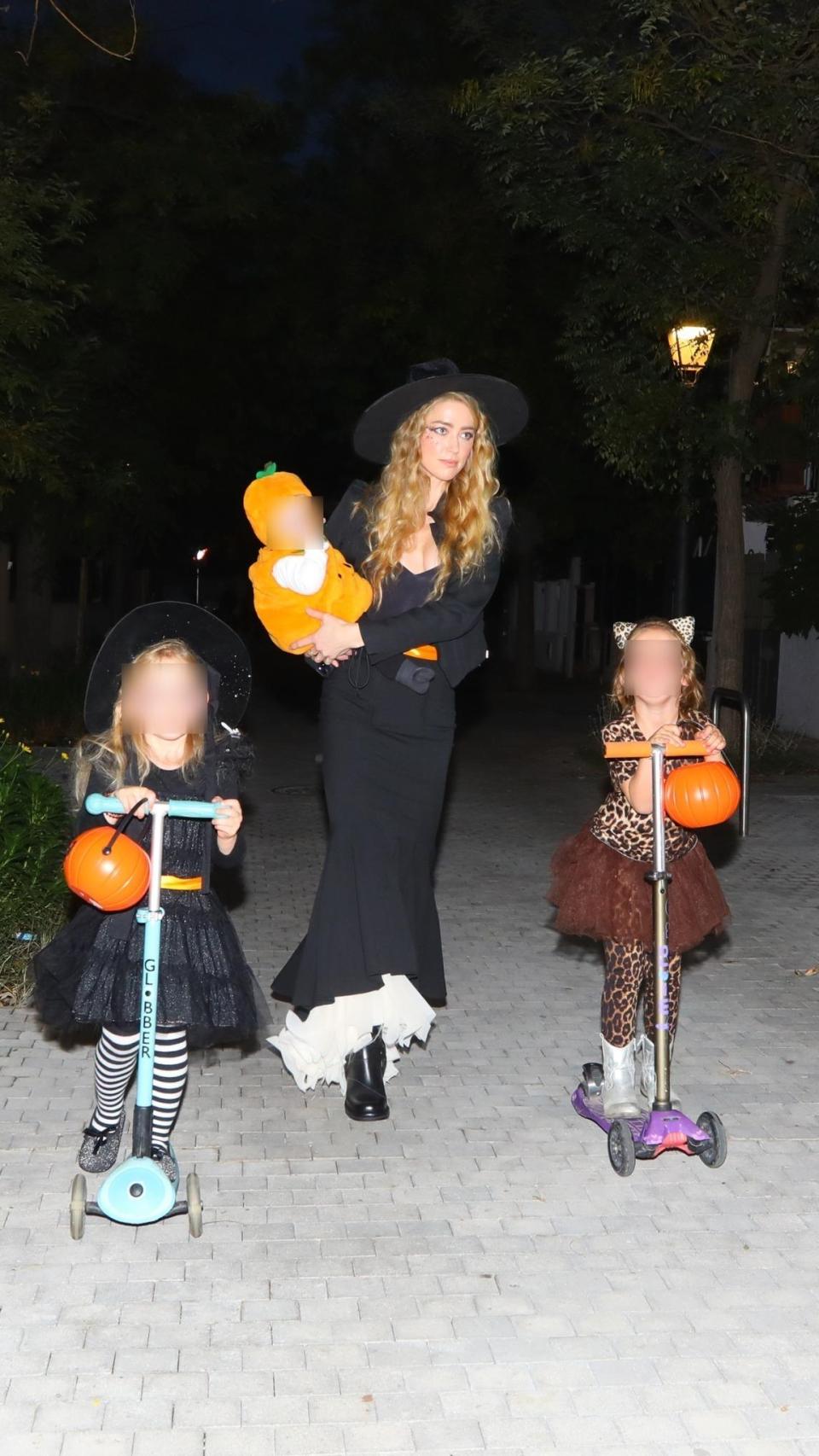 Amber Heard, en Madrid, el 31 de octubre.