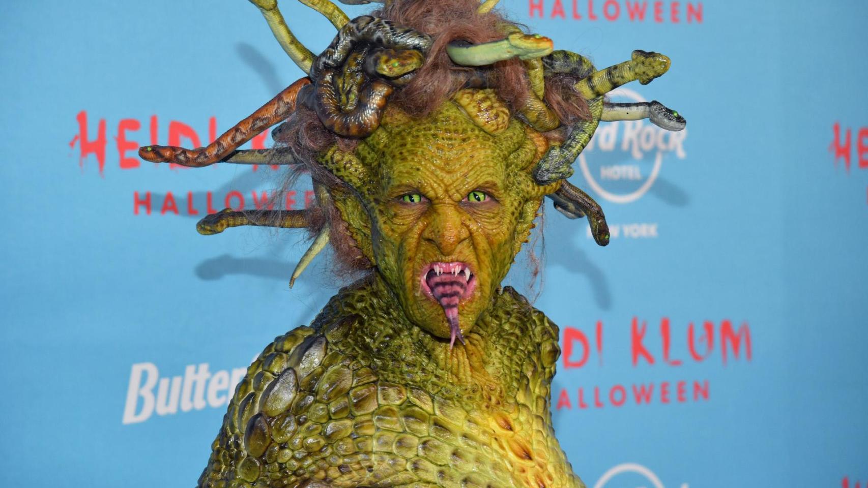 Heidi Klum, disfrazada de Medusa en la noche de Halloween 2025.
