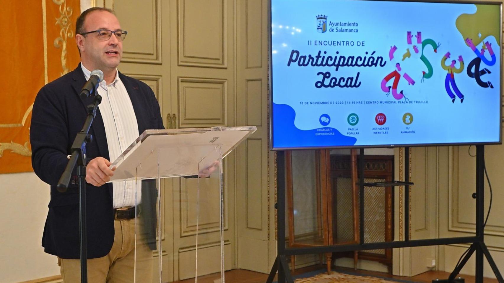 El concejal de Participación Social y Voluntariado, Roberto Martín