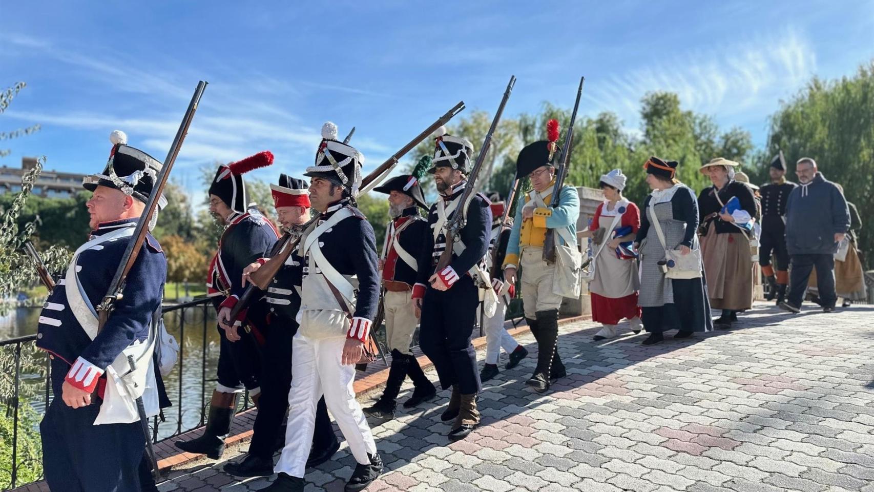 Recreación en Talavera los 216 años de la Batalla que marcó su historia.