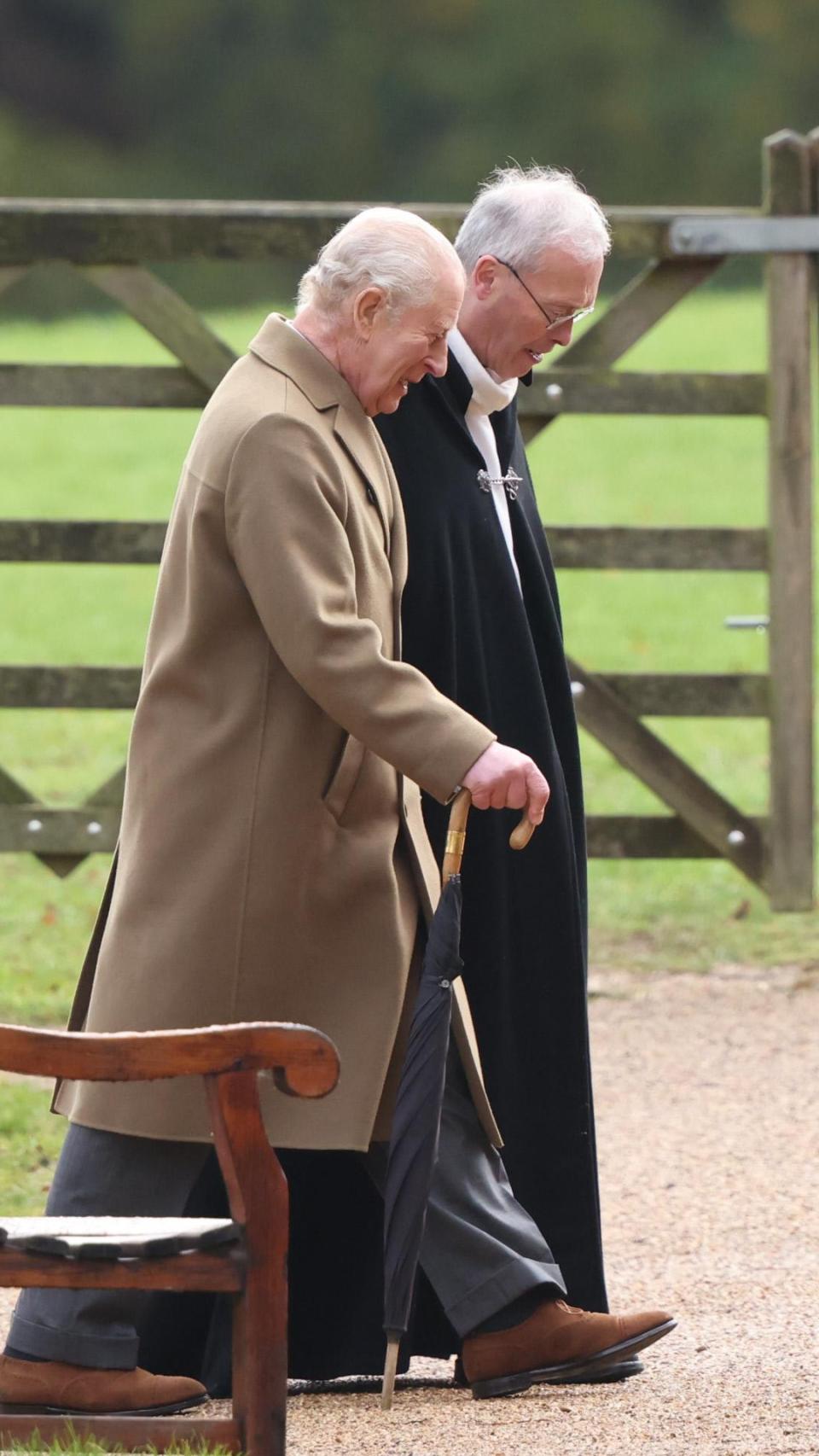 El rey Carlos III, en Sandringham, este domingo 2 de noviembre.