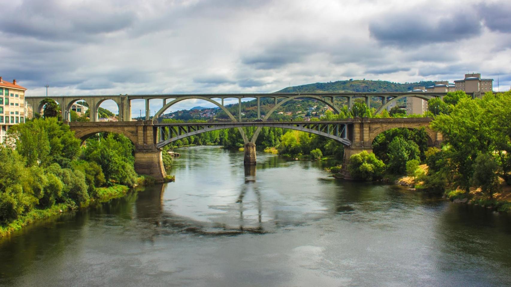 El río Miño a su paso por Ourense